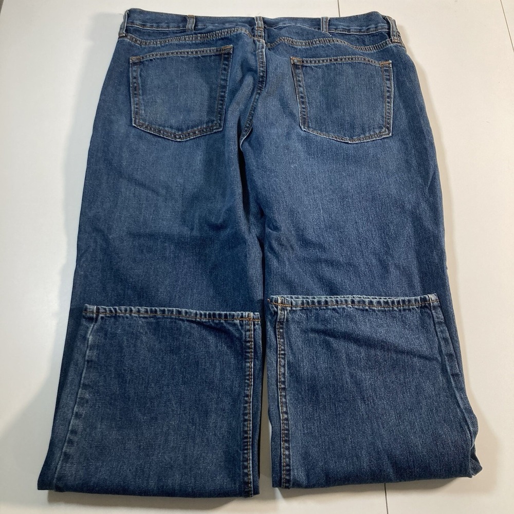 Old Navy Loose Fit Jeans 38x29 Blue Denim Relaxed Baggy Work USA (Tag 38x30) - Picture 4 of 9